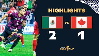 Download the video "Highlights: Mexico 2-1 Canada - Gold Cup 2021"