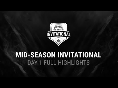 League of Legends Mid Season Invitational MSI 2016 Day 1 All Games Highlights