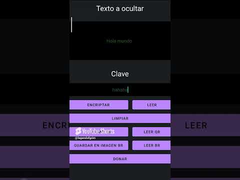 Hide messages and passwords