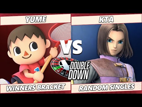 Double Down 2022 Random Singles - Yume (Villager) Vs. KTA (Hero) SSBU Smash Ultimate Tournament