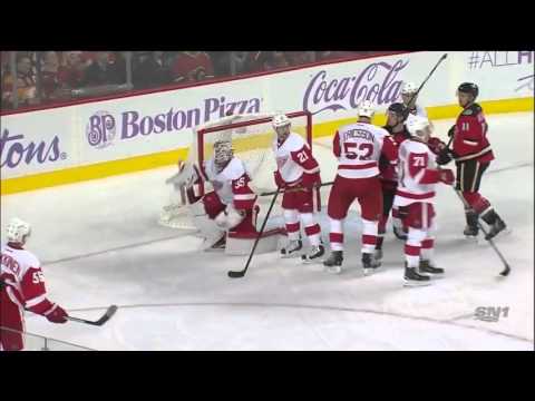 Red Wings @ Flames Highlights 10/23/15