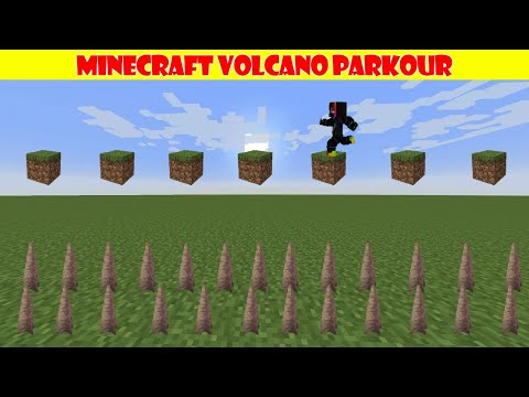 🔥Intense Minecraft Volcano Parkour - Part 1 🌋