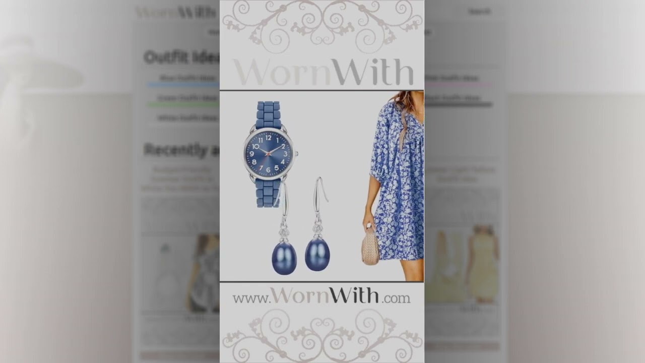 Spring Blue Trendy Outfit Idea Blue Spring Outfit Idea