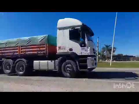 Camiones en ruta nac. 19 , San Francisco , Cordoba . video 11