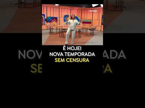 É HOJE!!! 🤩 A nova temporada do #SemCensura estreia AO VIVO nesta segunda-feira (11/5) às 16h