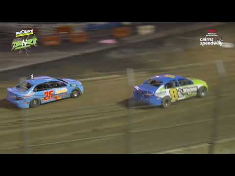 JUL14 MSH1 at TWW Cairns Speedway - Modified Sedans Heat Race 1