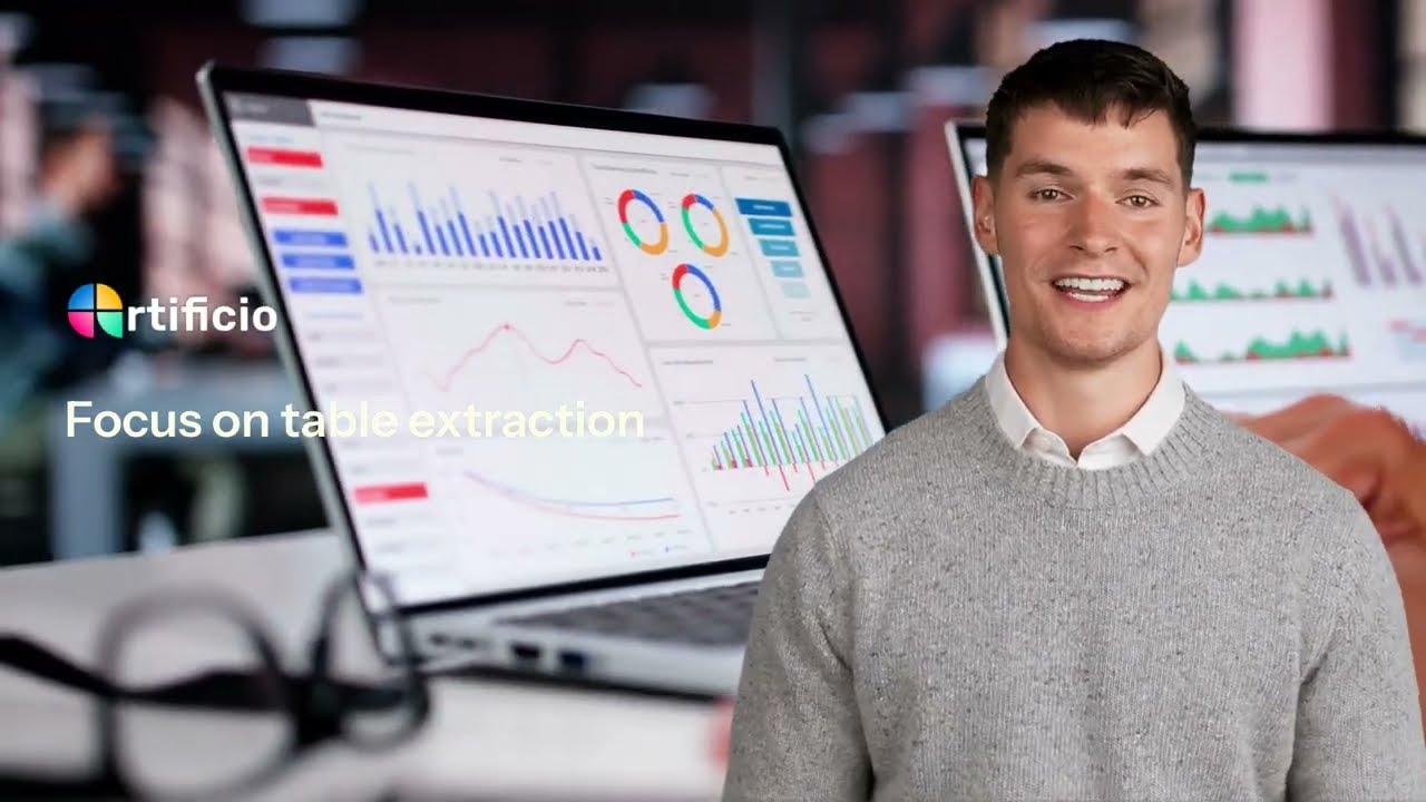 Watch our latest video about Artificio: Advanced AI Table Extraction & Complex Document Intelligence
