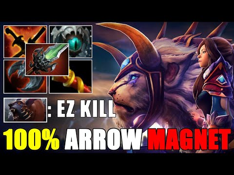 MIRACLE [Mirana] 100% Accurate Arrow +297 Damage Super Killer 7.27 Dota 2
