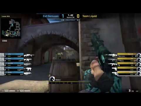 CS GO POV Demo Liquid Twistzz 34 25 vs Evil Geniuses de inferno