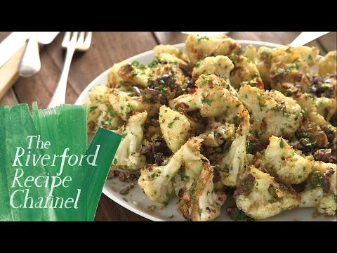 Cauliflower with Garlic, Olives & Toasted Breadcrumbs recipe