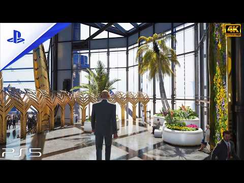 (PS5) HITMAN 3 - Dubai UAE - On Top of the World - Cinematic Run [4K 60FPS]