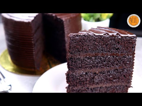 Decadent Chocolate Cake Recipe | How to Make Moist Chocolate Cake | Mortar and Pastry