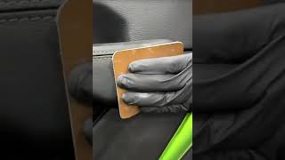 Fix scratches on car leather seats