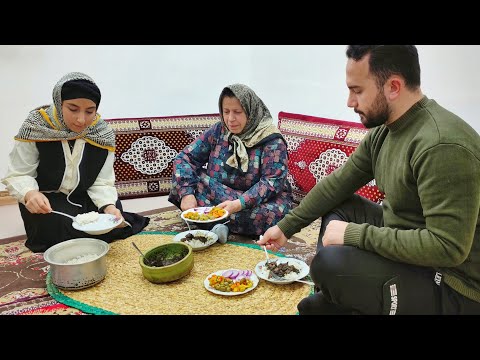 Preparing The most delicious Iranian food, especially for southern Iran!