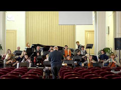 Pop symphonic orchestra music school Molodechno. L. Levashkevich "Summer rain"