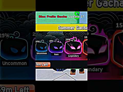 Blox Fruits Gacha Update 27 💀🔥 #bloxfruits #bloxfruit