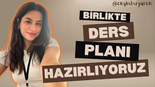 Birlikte Online Özel Ders Planı Hazırlıyoruz! @englishwyaren