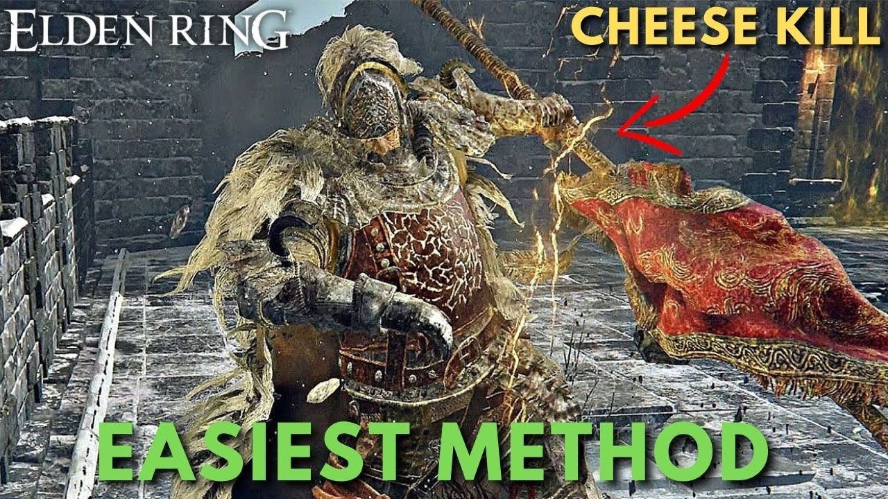 Elden Ring How To Cheese (EASY) Kill Commander Niall - New Method (Patch 1.04.2)