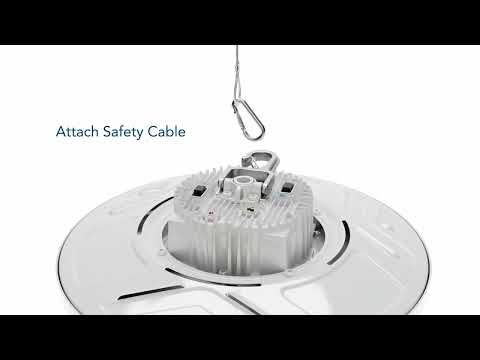 Video thumbnail for LED Round High Bay, 120-347V