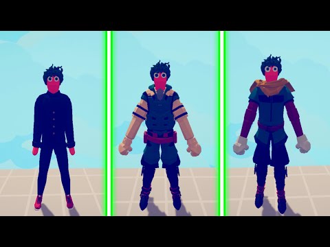THE EVOLUTION OF DEKU (MHA) IN TABS | Totally Accurate Battle Simulator