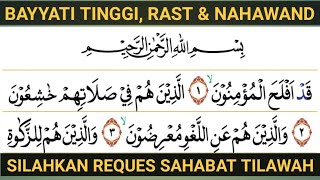 Download lagu Semangat!!!! Belajar Bayyati Tinggi, Rast & Nahawand Pada Surah Al Mukminun Ayat 1 mp3