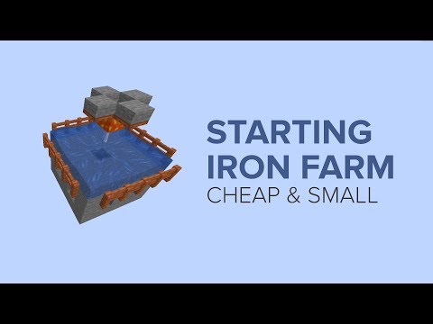 Minecraft: Compact IRON FARM / v 1.14.4 - 1.15+
