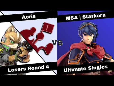 GAMING Weekly #17 - Losers Round 4 - Aeris (Fox/Mr. Game & Watch) vs. MSA | Starkorn (Marth)