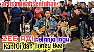 ZEE AVI belanja lagu Kantoi &amp; Honey Bee|Rupa-rupanya Ayah Zee Avi peminat tegar Sentuhan beb !