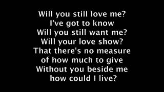 Kai - Will you still love me (lyrics on screen)