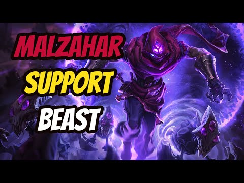How To Play Malzahar Support - His E is So Broken *Easy Lane*