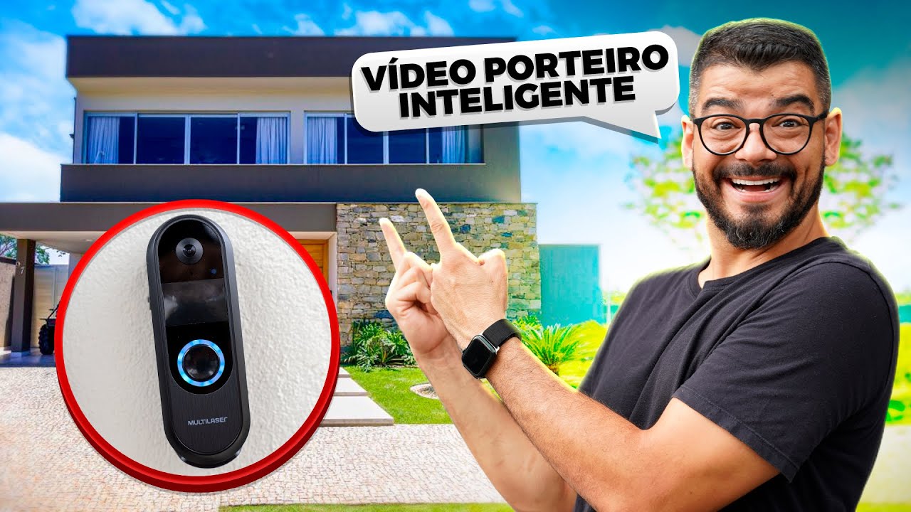 Miniatura da avaliação em vídeo de Vídeo Porteiro Smart Wi-Fi Externo Alerta no Celular Full HD Multi SE237