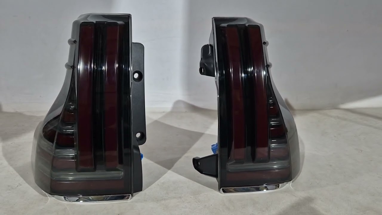 Toyota Land Cruiser Prado 150 2009-2023 рр. Задні ліхтарі Dragon V2 (2017-2023, 2 шт) Video 1
