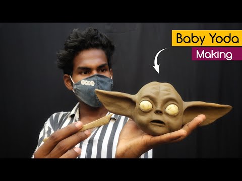Baby Yoda Sculpture Timelapse - 2020 || How to make Baby Yoda sculpture
