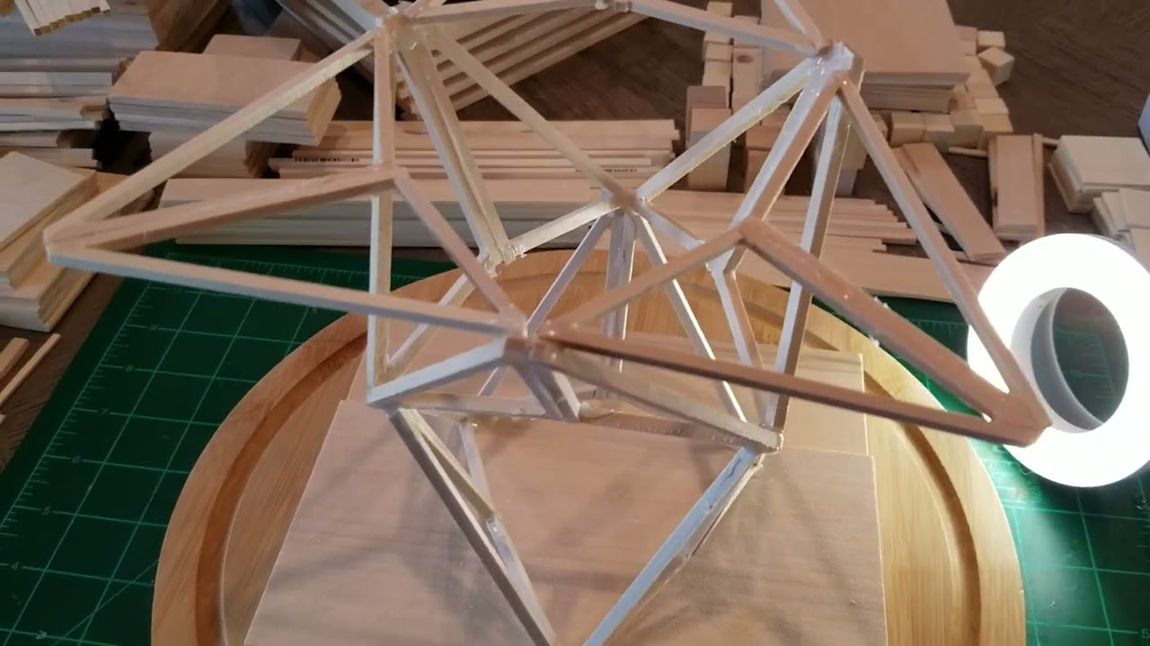 Parametric Architecture Concept Model Part 2 (Collapsing Triangle) (Foldable Portability)