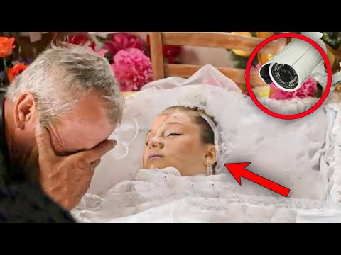 A father hid a camera in his daughter's coffin. He turned it on at night and was shocked!