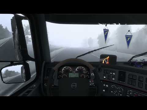 Bugün Bol Yağmurlu Asmr Tadında Calais Duisburg Seferi Yaptık Ets2 Euro Truck Simulator 2