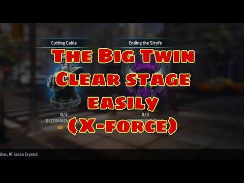 THE BIG TWIN Easily clear stage | Wolverine lvl 70 | MARVEL FUTURE FIGHT