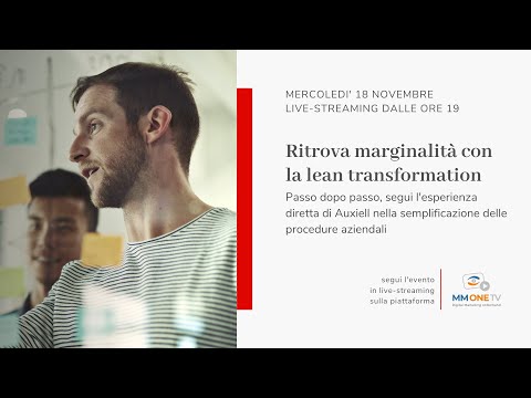 , title : 'FRANCESCO CULÒS Ritrova marginalità con la lean transformation'