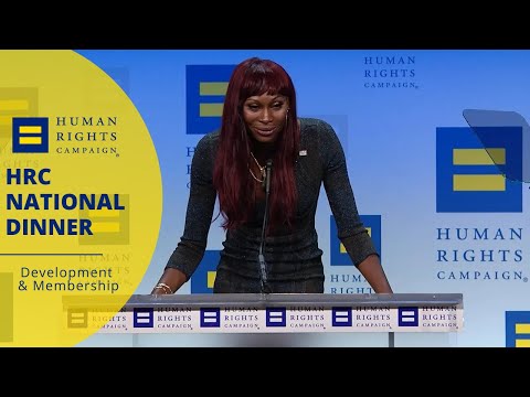 Dominique Jackson at the 23rd Annual HRC National Dinner 2019