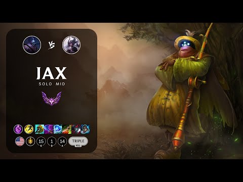 Jax Mid vs Syndra - NA Master Patch 13.8
