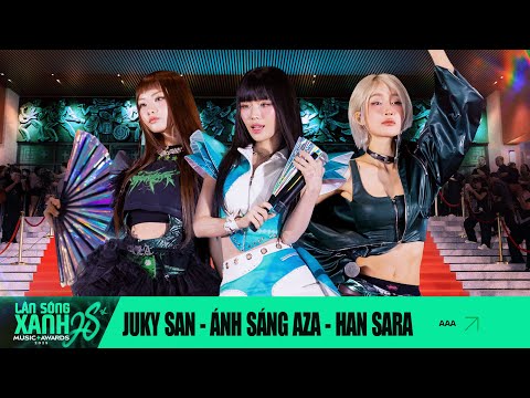 AAA (VŨ TRỤ SAY HI) | JUKY SAN, HAN SARA, ÁNH SÁNG AZA | LÀN SÓNG XANH 2025