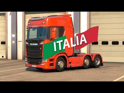 Euro Truck Simulator 2 Italia DLC - Excavator Pick Up from Firenze