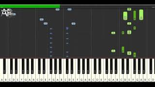 Teddy Swims - Not Your Man | Adelina Piano synthesia tutorial