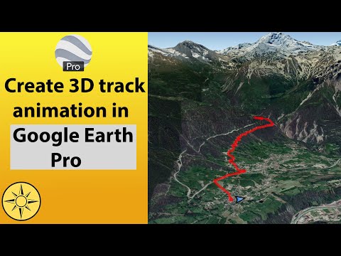 Create 3D track animation in Google Erath Pro