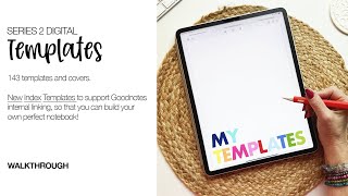 Series 2 Digital Templates Walkthrough feat. the new Index Templates for Goodnotes Internal Linking