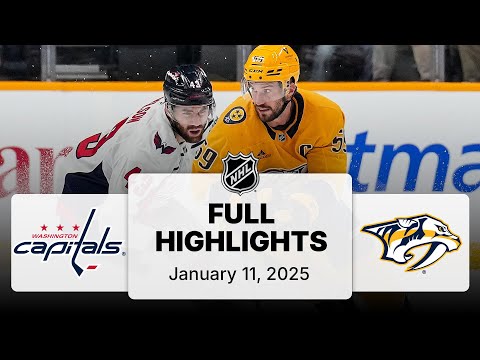 NHL Highlights | Capitals vs. Predators | January 11, 2025