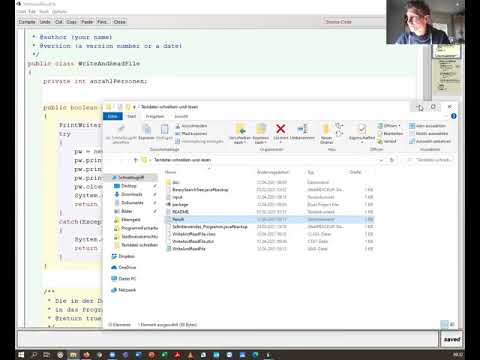 7 Aus einem Java Programm Daten in eine Textdatei schreiben / exportieren