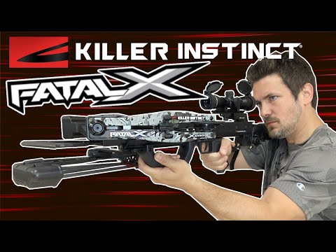 Killer Instinct Fatal X RDC Crossbow Review and Demo. Slim Profile & up to 405 Feet per Second!