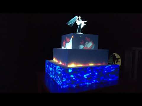 Videoanimierte Hochzeitstorte