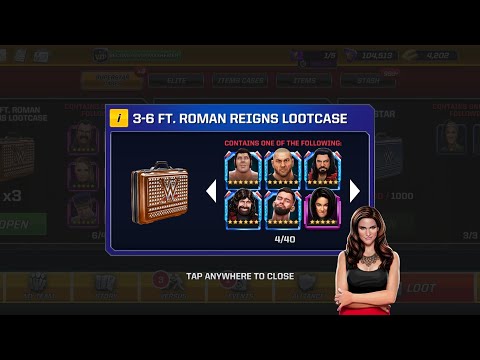 WWE MAYHEM - 3-6 STAR FEATURED ROMAN REIGNS LOOTCASE OPENING